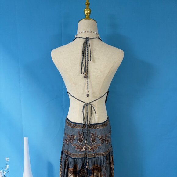 NWOT! Zimmermann Ascension Halter Maxi Dress - Picture 10 of 12